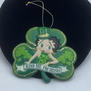 Vintage 1999 Kiss Me I’m Irish Betty Boop Ornament